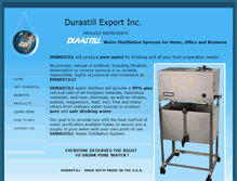 Tablet Screenshot of durastill.com